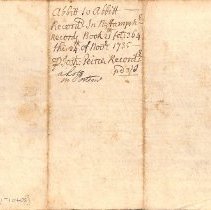 Peirce Deeds, 1715-1753