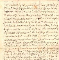 Peirce Deeds, 1715-1753