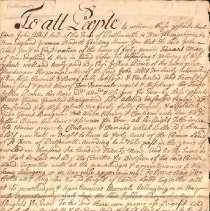 Peirce Deeds, 1715-1753