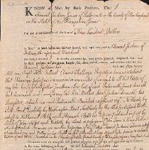 Peirce Deeds, 1744-1800