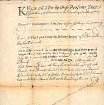 Peirce Deeds, 1744-1800