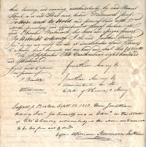 Ebenezer Wentworth Deeds, 1810-1836