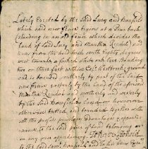 Banfill / Banfield Deeds, 1704-1787