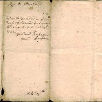Banfill / Banfield Deeds, 1704-1787