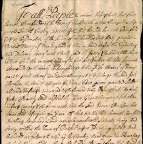 Banfill / Banfield Deeds, 1704-1787