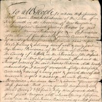 Miscellaneous Deeds, 1655-1863