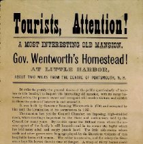 Wentworth Coolidge Mansion, Broadside
