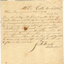 Letter, 1847 Mar. 29. (S574).