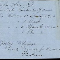 John Sise papers, 1854-1867