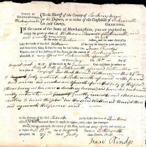 Sheriff. Writs, 1802-1836