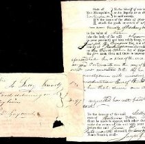 Sheriff. Writs, 1802-1836