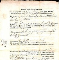 Sheriff. Writs, 1802-1836