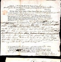 Sheriff. Writs, 1802-1836