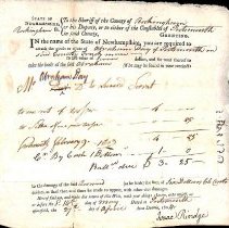 Sheriff. Writs, 1802-1836