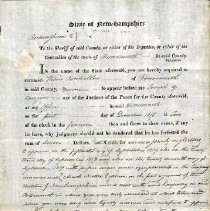 Penhallow, Wibird, Summons