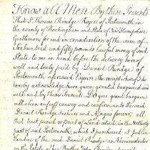 Rogers, Thomas Rindge, Deed