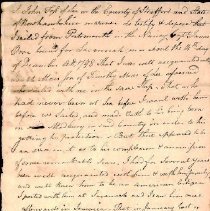 Depotion of John Foss, mariner.