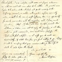 Letter: Amos Tappan to Rev. William Jenks