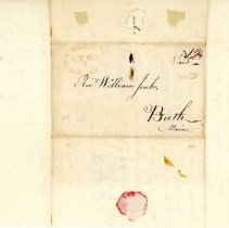 Letter: Amos Tappan to Rev. William Jenks