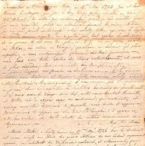 John Evans papers, 1784-1789