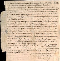 Letter from Samuel Penhallow to Arthur Browne, 1774