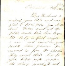 Christopher J. Kellenbeck papers, 1862-1867