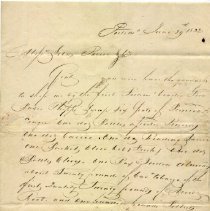 Letter from Meshach B. Trundy to Silas Peirce & Co., 1832