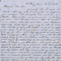 John Brown to Theodore Bunker Letter