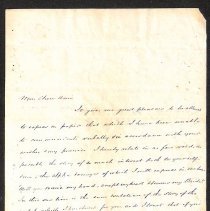 Letter to Susan from James (marriage proposal) Apr. 4, 1844. Box01 Fol01