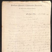 Booker T. Washington Letter (side 1)