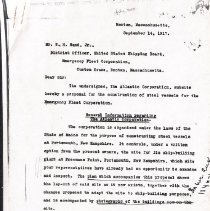 Atlantic Corporation proposal. Box 1, Folder 6.