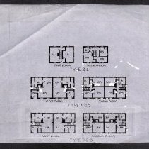 Atlantic Heights floor plans. Box 1, Folder 1.