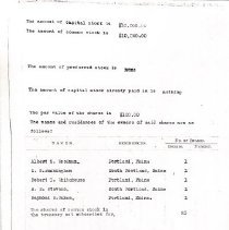 Atlantic Corporation articles of incorporation. Box 1, Folder 10.