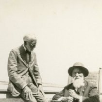 Oscar Laighton with Rev. Thomas Elliott