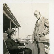 Oscar Laighton with Rev. Thomas Elliott