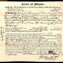 York County, Maine, records, 1845-1903