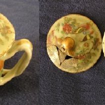 CUP, (CAUDLE) & LID, CELADON GROUND (CUP IS SHOWN WITH COVER ON & OFF IN IM