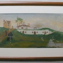 PAINTING, FORT SEWALL, EARLY SCENE