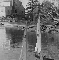 3 Digital photographs of Standley Goodwin and Roger Stone and their model b