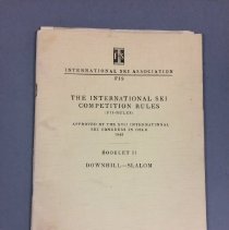 The International Ski Competition Rules (FIS - Rules)