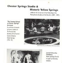 Flyer for PAFA Fellowship Cent