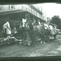 Group on cart ride