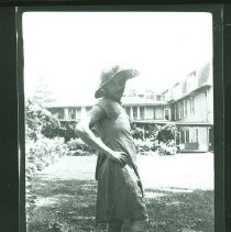 Male student in costume