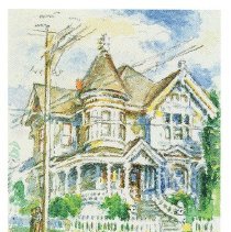 Postcard image of Queen Anne