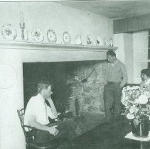 By the Colonial Fireplace