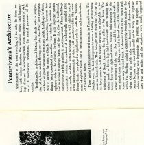 Pennsylvania Architecture booklet page1