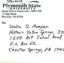 Plymouth State University card