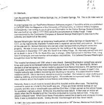 Message to Dr. Starbuck