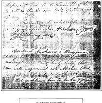 Abraham Reed autograph