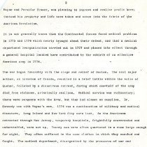 Continental Army at Yellow springs paper